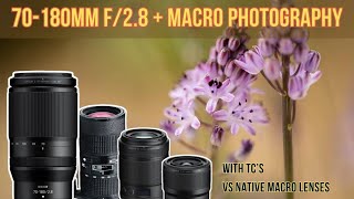 Can the Nikon 70180mm replace your Macro lens 105mm f28 MC  50mm f28 MC  AF 70180mm MICRO [upl. by Tristam242]