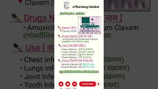 Amoxicillin antibiotics medicine 💊🏥🏥  antibiotics medicine medical students youtube shorts [upl. by Anselmi]