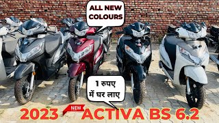 activa 125 new model 2023 colours  features  price [upl. by Ylenaj]