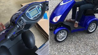 quick review heavy duty MOBILITY SCOOTER ewheel ew72 [upl. by Cogswell921]