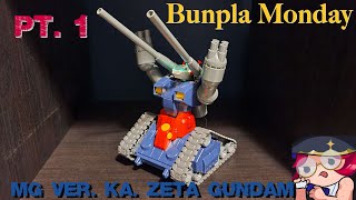 ZETAS SO WEIRD  MG Ver Ka Zeta Gundam Build pt 1 [upl. by Allimaj]