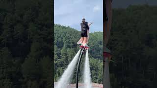 Flyboard montage  water jetpack water world this is to high shorts [upl. by Alleyn]