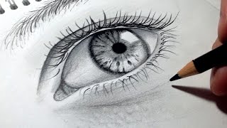 Comment dessiner des yeux facilement Tutoriel [upl. by Ylerebmik288]