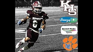 Football  Kosciusko vs Newton County September 27 2024 [upl. by Nylhtac27]