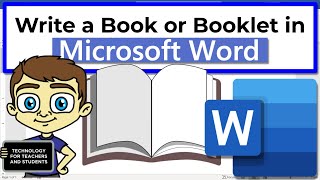 How to Create a Book or Booklet in Microsoft Word [upl. by Aicrag538]