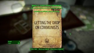 fallout 4 National Guard Training Yard Magazine US Covert Operations Manual Issue 3 [upl. by Lisha940]