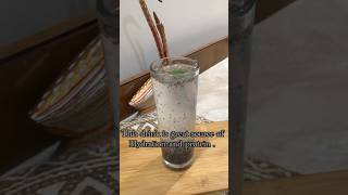 Chia seed water  Iskiate Chia Fresca Natural Energy Drinkshortschiaseedschiaseedsforweightloss [upl. by Millicent]