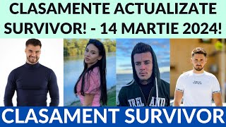 Survivor All Stars  Clasamente actualizate dupa jocul de aseara 14 Martie 2024 [upl. by Arat718]