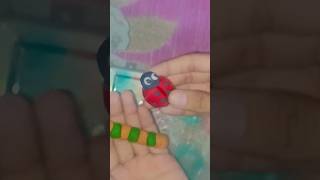 Caterpillar 🐛ampLadybugclayart shortvideo [upl. by Yrollam]