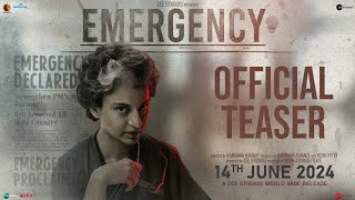 Emergency Announcement  Kangana Ranaut  Manikarnika Films  Zee Studios  In Cinemas 14 June 2024 [upl. by Enirehtacyram]