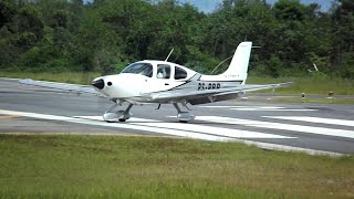 Cirrus SR22GTS G6 Carbon Pouso em Angra dos Reis RJ [upl. by Dustin]