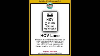 Essential Road Signs You Must Know for Your Driving Test  drivingtest learn canadiandrivingtest [upl. by Onitsuj]