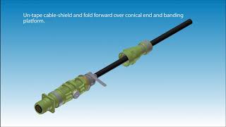 Glenair BacNav OFS™ Termination Procedure [upl. by Idnar604]