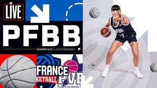 LIVE Pôle France BasketBall Ligue Féminine 2 PFBB 🆚 Pays Voironnais Basket Club [upl. by Moreta996]