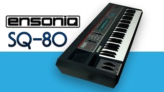 ENSONIQ SQ80 Synthesizer 1987  NEW PATCHES  HD DEMO [upl. by Kcirdef289]