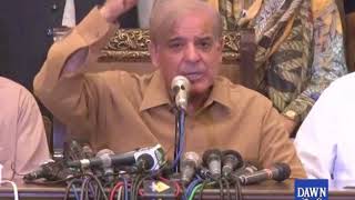 Shahbaz Sharif press conference [upl. by Aicirtac]