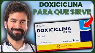 DOXICICLINA💊 ¿Cómo usa usa TRATAMIENTO para INFECCIONES  MÁS [upl. by Yelehsa576]