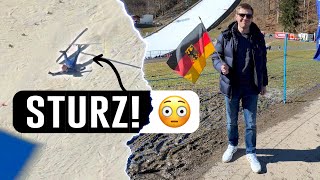 SchockMoment Sturz beim Skispringen😱  Memphiz [upl. by Wera]