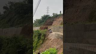 Landslide in flood mugling viral travel shorts skdvolg [upl. by Gnay907]