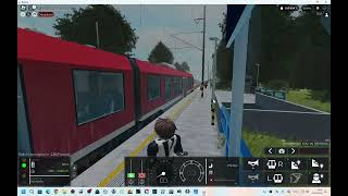 Roblox Train Sim Hlubov  Jungbunzlau Hauptbahnhof Alstom Coradia Lint  Hlášení [upl. by Anailuy106]