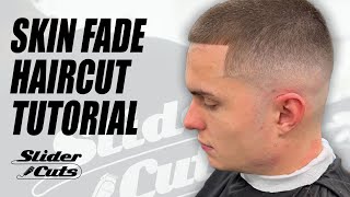 SKIN FADE ON STRAIGHT HAIR FULLLENGTH HAIRCUT TUTORIAL  SLIDERCUTS [upl. by Naugan]