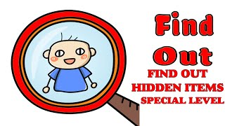 FIND OUT HIDDEN ITEMS SPECIAL LEVEL [upl. by Ennovi]