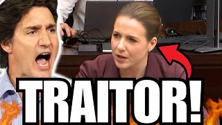 Justin Trudeau Gets Called A TRAITOR In Parliament [upl. by Lambard]