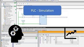 TIA Portal PLC Simulation PLCSIM S71500 [upl. by Enaira874]