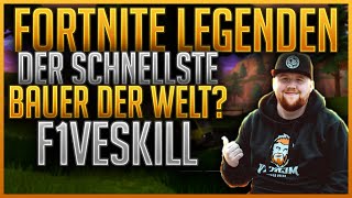 🏆 DER SCHNELLSTE BAUER DER WELT  FIVESKILL  Fortnite Battle Royale [upl. by Adil437]