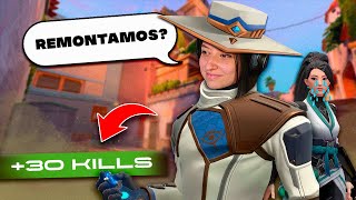 REMONTO LA PARTIDA CON 30 KILLS 🔥 VALORANT [upl. by Urbano]