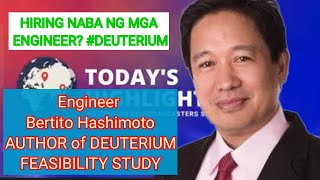 DEUTERIUM UPDATE FILIPINO ENGINEERS BE READY [upl. by Hanavas]