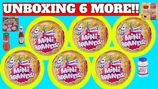 Opening More 5 Surprise Mini Brands Series 2 Blind Bag Toy Unboxing 6 Gold Balls [upl. by Nat363]