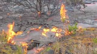 Kilauea Lava Flow July 14 2010 [upl. by Arama585]