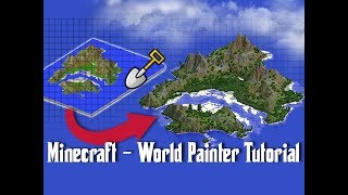 World Painter TUTORIAL  How To Create Custom Minecraft Maps [upl. by Pris749]