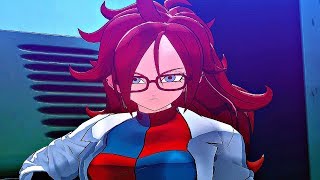 Dragon Ball Z Kakarot  Meeting Android 21 FighterZ Easter Egg [upl. by Ahsemal932]