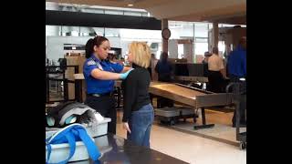 Woman selected for TSA pat down [upl. by Drol]