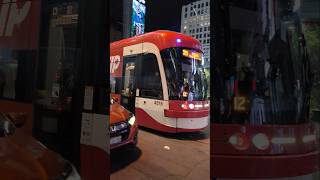 Streetcar ttc by eatons centre toronto trending viral shortsviral vlog subscriberxmas [upl. by Arehsat580]