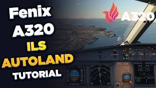 How to do ILS autoland in Fenix A320 in Flight Simulator [upl. by Ahsem]