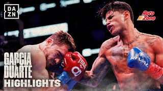 THE RETURN  Ryan Garcia vs Oscar Duarte Fight Highlights [upl. by Rebekkah]