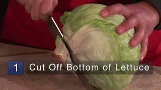 How to Cut Lettuce for Lettuce Wraps [upl. by Salokcin154]