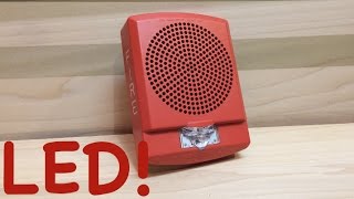 Wheelock LED LSPSTR SpeakerStrobe Exceeder Demo [upl. by Airemaj50]