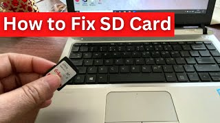 How to Fix SD Card Not Detected  Not Showing Up  Not Recognized in Windows 10117 [upl. by Nuri933]