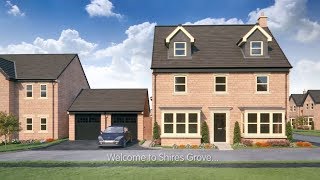 Miller Homes  Shires Grove Boston Spa Yorkshire CGI Development Tour [upl. by Ardnama976]