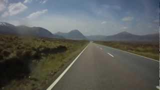 Scotland Tyndrum to N Ballachulish Via A82 Rannoch Moor Pass of Glencoe HD [upl. by Heyer]