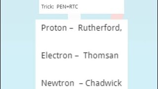 how to learn trick electron proton neutron trick electron proton neutron [upl. by Ron]