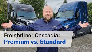 2024 Freightliner Cascadia Premium vs Standard [upl. by Aynatan]