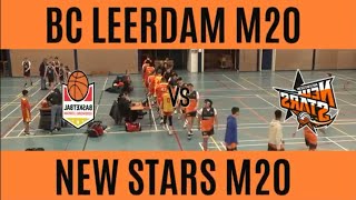 BC Leerdam vs New Stars 20 januari 2024 [upl. by Crockett201]