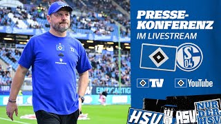 RELIVE MATCHDAYPRESSEKONFERENZ I HSV vs FC Schalke 04 I 13 Spieltag [upl. by Vescuso]