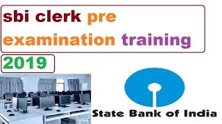 sbi clerk pre examination training 2019 [upl. by Yknarf]