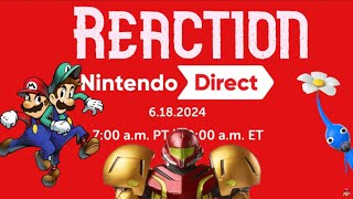 Peak then Mid then Peak  Nintendo Direct Reaction [upl. by Weir731]